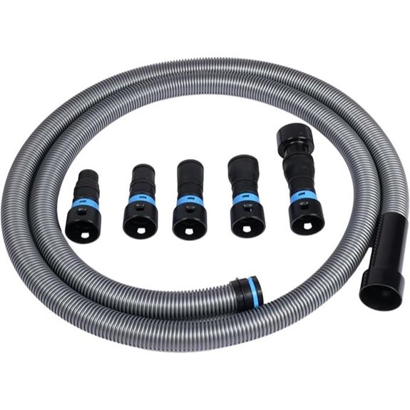 Cen-Tec 10 Ft. Quick Click Vacuum Hose with Adapter
