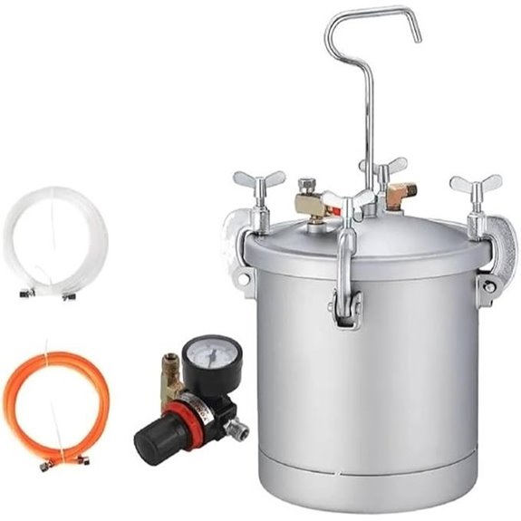 Pressure Paint Pot 10L with Hoses for Resin Casting