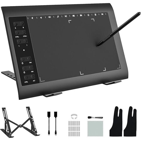 TEROW 10x6 Inch Drawing Tablet with Stylus