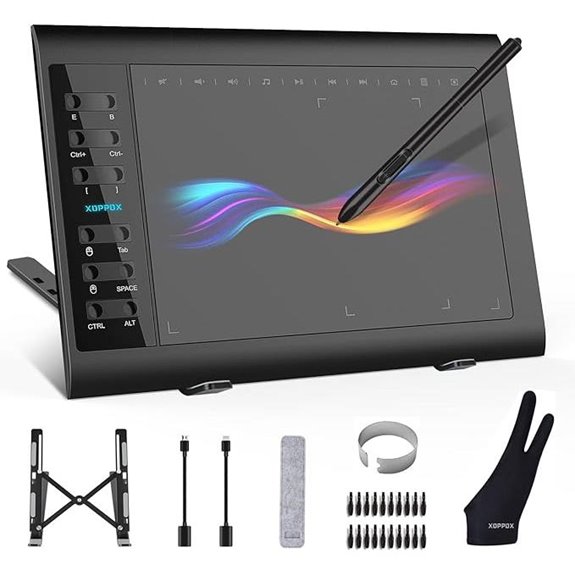 XOPPOX 10x6 Inch Graphics Tablet with Pen
