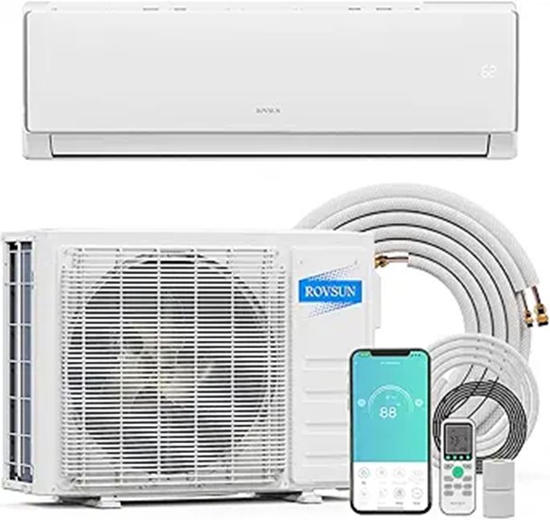 ROVSUN 11500 BTU WiFi Mini Split AC & Heater