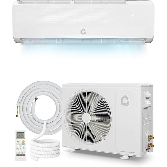 12000 BTU Mini Split Air Conditioner,19 SEER2