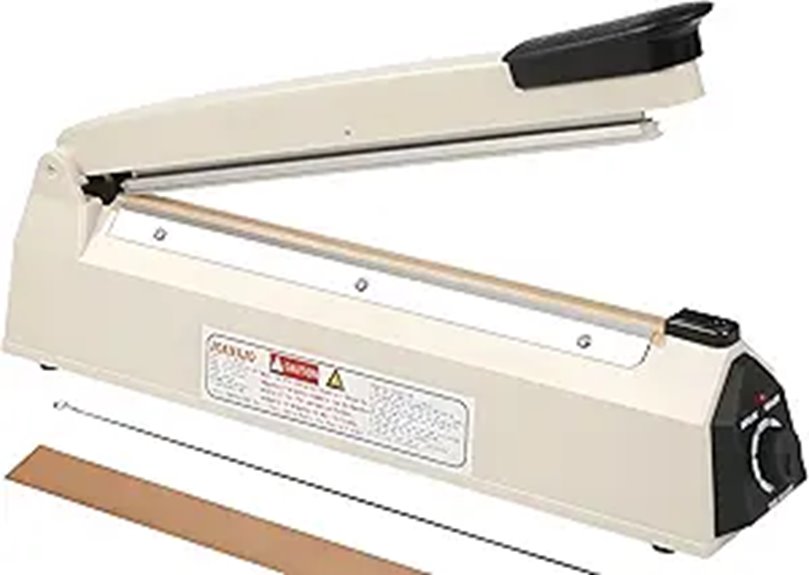 Impulse Sealer 16 Manual Heat Sealer with Replacement Kit