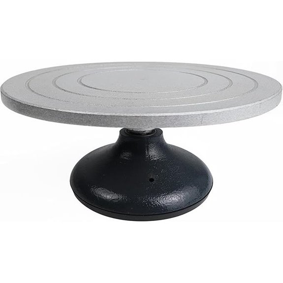 Falling in Art 12-Inch Metal Pottery Wheel