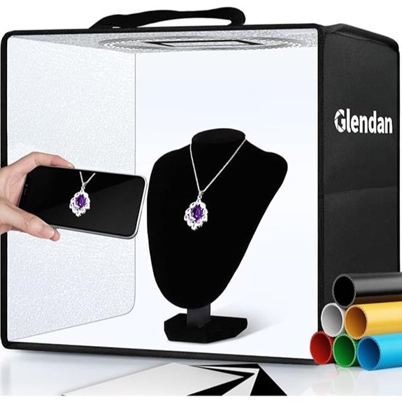 Glendan 12x12 Dimmable Photo Light Box Kit
