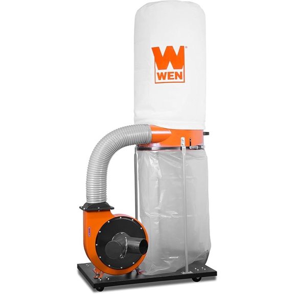 WEN DC1300 1,300 CFM Dust Collector with Bag