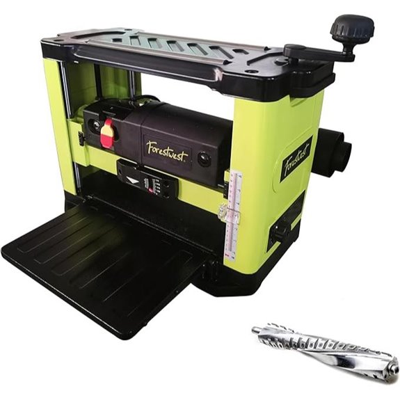 13-Inch Benchtop Thickness Planer with Helical Cutterhead
