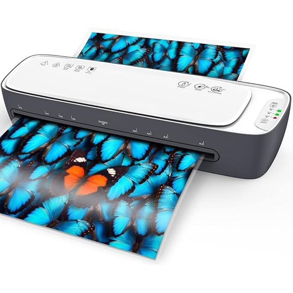 13-Inch Thermal Laminator with Sheets and Warm-Up