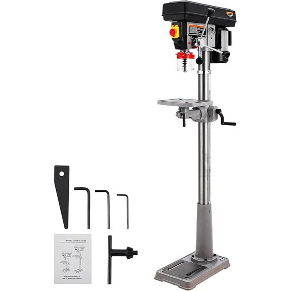 KOKEBREN 13-Inch Floor Drill Press with Variable Speed