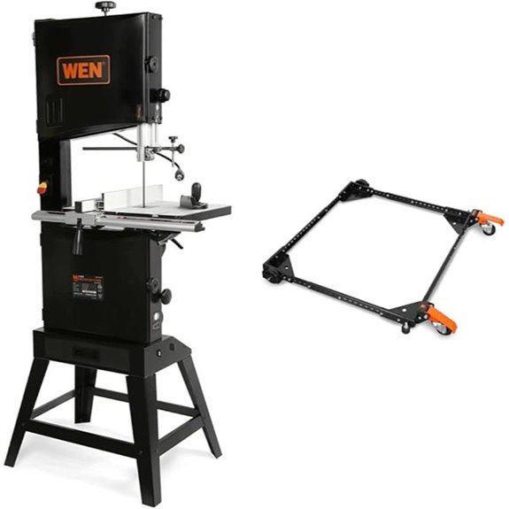 WEN 14-Inch Band Saw with Mobile Base Bundle