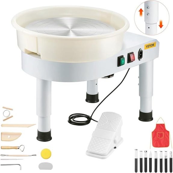 VEVOR 14in Pottery Wheel for Adults and Beginners