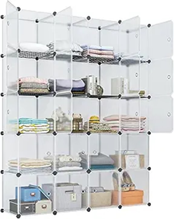 Aeitc 14x14 Storage Cube Organizer with Doors