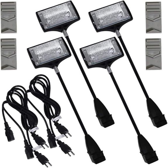 Vispronet 150W Halogen Trade Show Spot Lights (Set of 4)