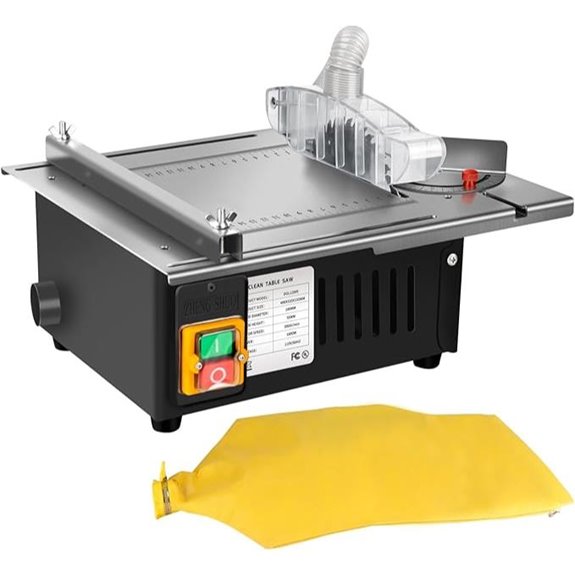 Portable Table Saw 1600W with Dust Port for DIY Projects