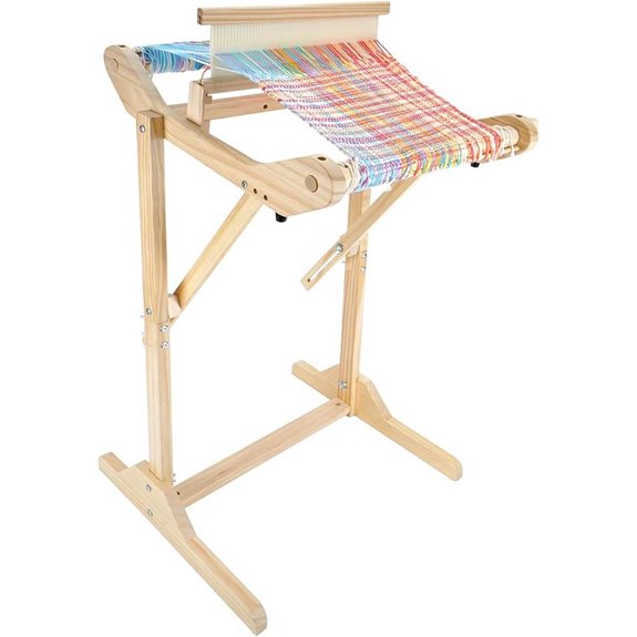 Purcoulur 16-Inch Rigid Heddle Loom with Accessories