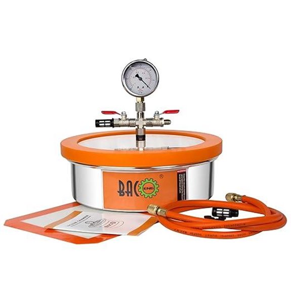 1 gallon stainless steel chamber