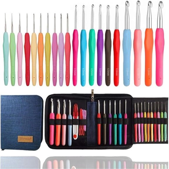 Yarniss Crochet Hooks Set with Case 20 Sizes