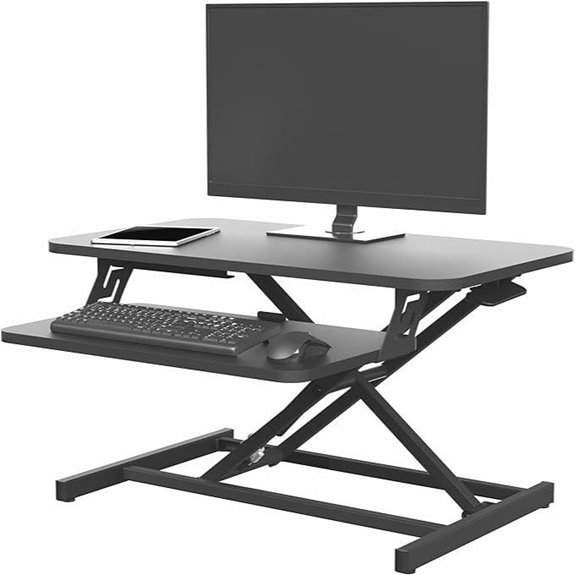 VIVO 28-Inch Adjustable Sit-Stand Desk Converter