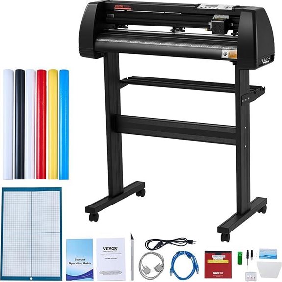 VEVOR 28-inch Vinyl Cutter with LCD & Rollers