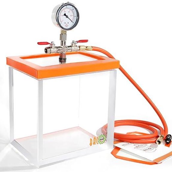BACOENG 2-Gallon Acrylic Vacuum Chamber Kit