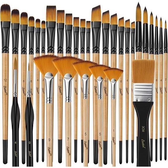 Bougimal 32-Piece Artist Paint Brush Set