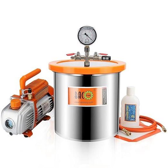 BACOENG 3-Gallon Vacuum Chamber with Pump