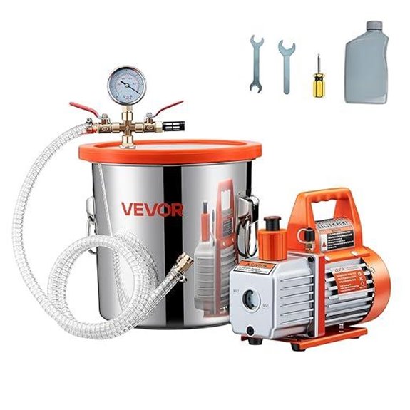 VEVOR 3-Gallon Vacuum Chamber & Pump Kit