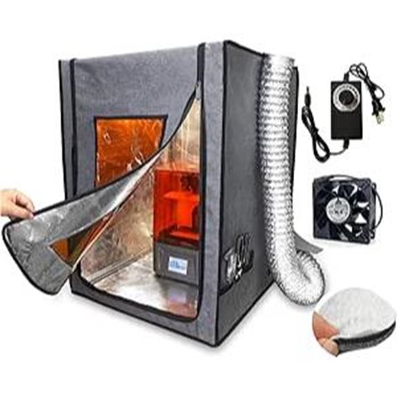 Multifunctional 3D Printer Enclosure with Ventilation Kit