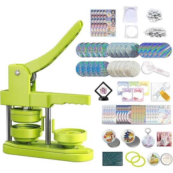 FreeingBAG 58mm Button Maker Kit with Parts