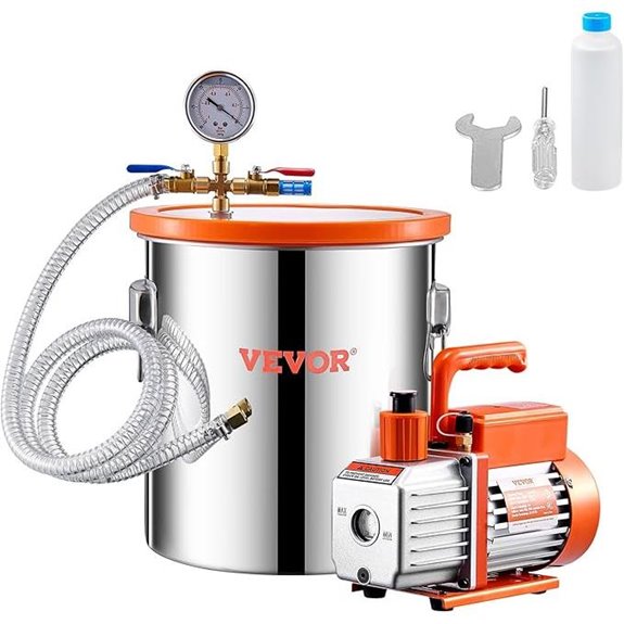 VEVOR 5-Gallon Vacuum Chamber & Pump Kit