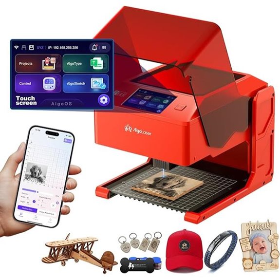 AlgoLaser 5W Laser Engraver with Touch Screen