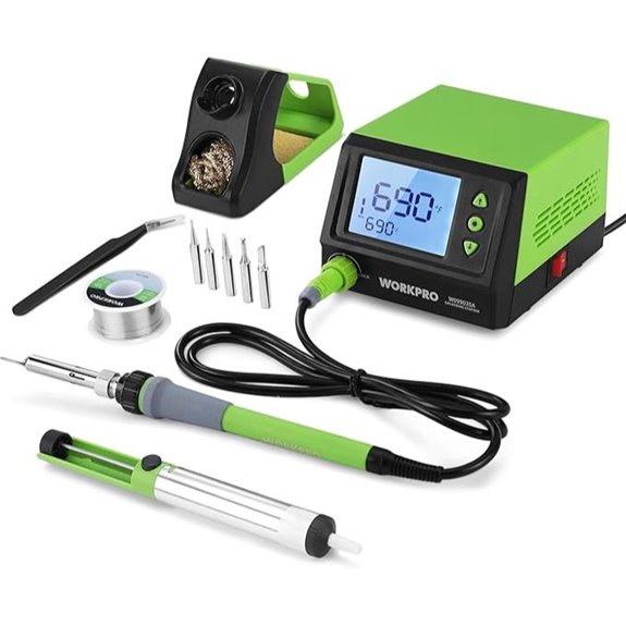 WORKPRO 60W Soldering Station with Tips and Digital Display