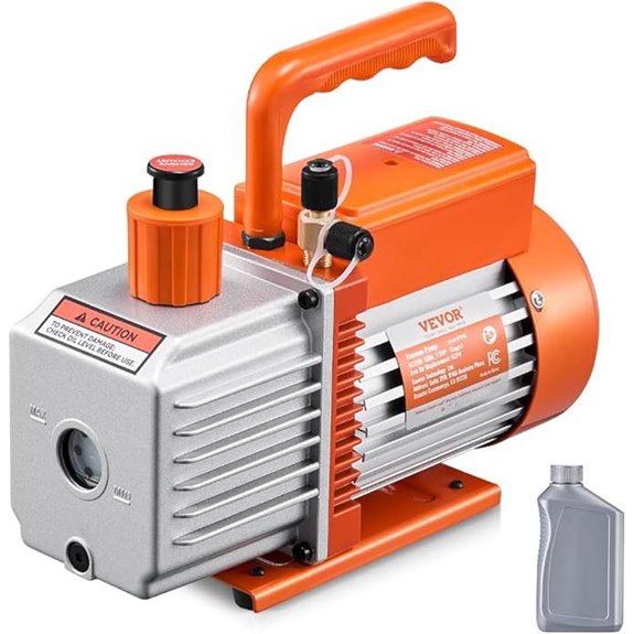 VEVOR 6 CFM HVAC Rotary Vane Vacuum Pump