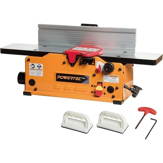 POWERTEC 6-Inch Benchtop Jointer with Dust Port