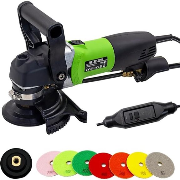 800W Wet Stone Polisher with Diamond Pads