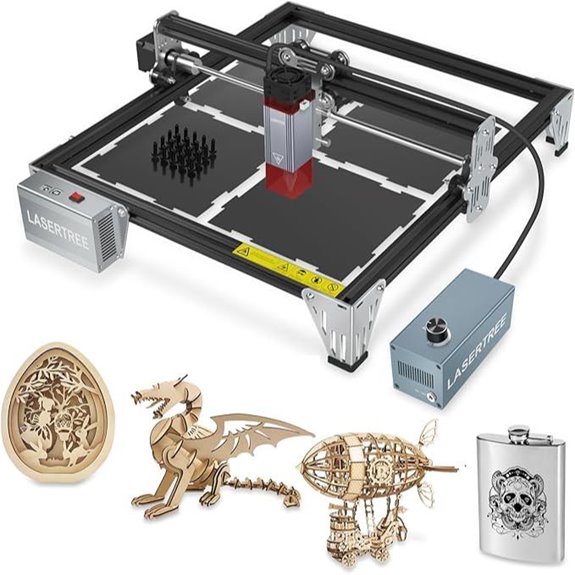 LASER TREE 80W Laser Engraver with Air Assist Kit