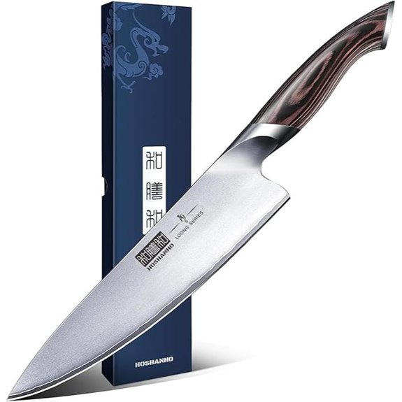 HOSHANHO 8-Inch Chef's Knife in High Carbon Steel
