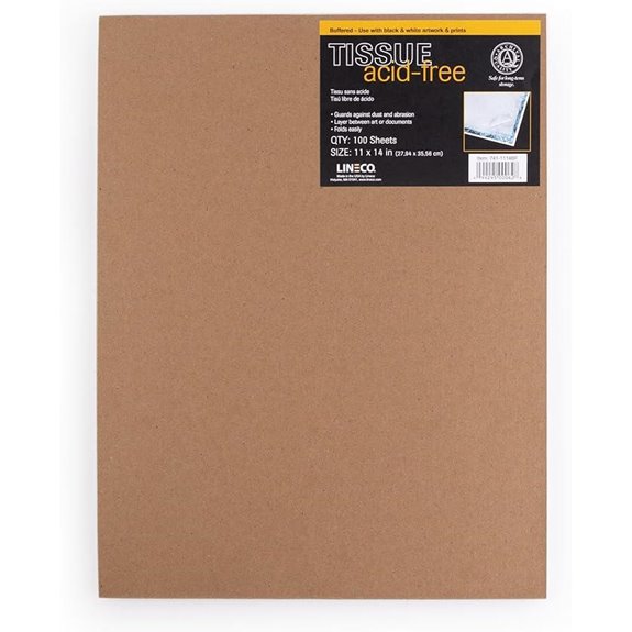 Lineco Acid-Free Interleaving Tissue for Photos Pack of 100