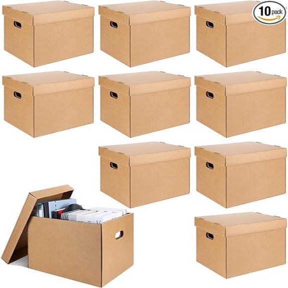 10 Pcs Acid-Free Photo Storage Cartons
