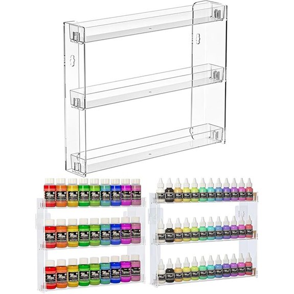 3-Tier Acrylic Paint and Miniature Display Rack