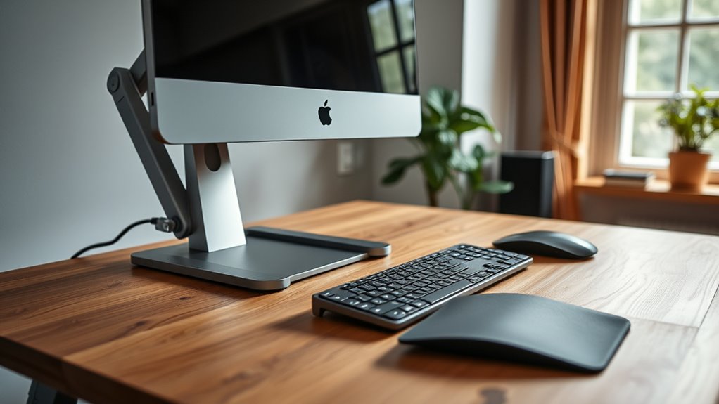 adjust workspace for comfort