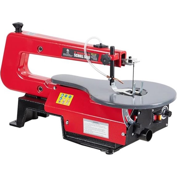 16-Inch Variable Speed Scroll Saw with Tilting Table