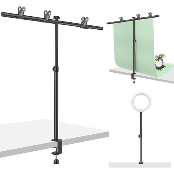 Adjustable 3x3.3ft Backdrop Stand Kit for Photography