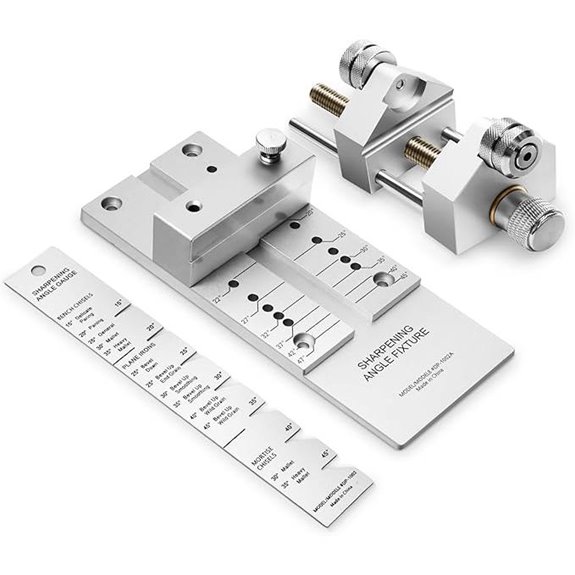 Chisel Sharpening Jig with Adjustable Angle Gauge