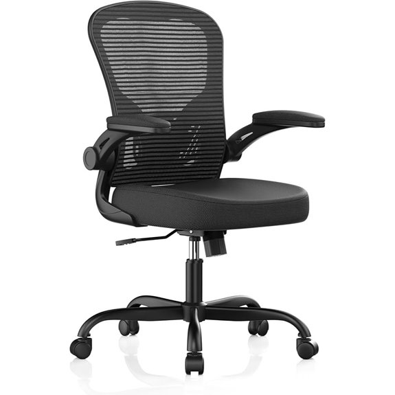 Ergonomic Office Chair with Flip-up Armrests