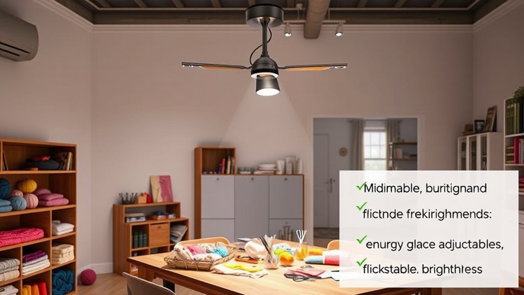 adjustable brightness and comfort