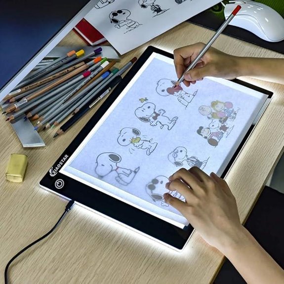 XIAOSTAR Light Box Drawing Pad with Adjustable Brightness