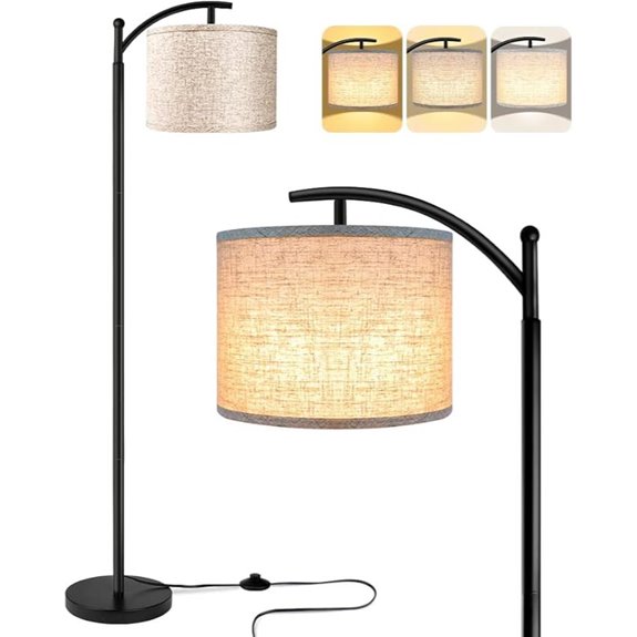 ROTTOGOON Floor Lamp with 3 Color Temperatures