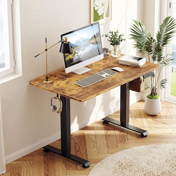 Veken 39.4 Adjustable Electric Standing Desk