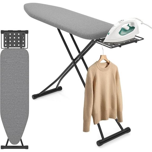 Adjustable Ironing Board with Heat-Resistant Cover